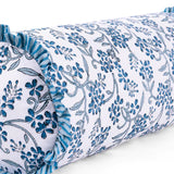 Sanibel Ruffle Bolster Pillow 8”x20”