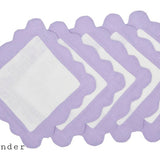 Sunflower Scallop Cocktail Napkins