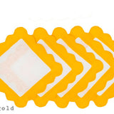 Sunflower Scallop Cocktail Napkins