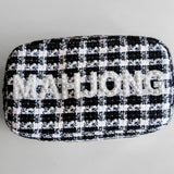 Pearly Tweed Mahjong Bag