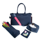 Mahjong Tote Bag- Navy