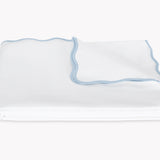 Camilla Pique King Coverlet- Custom Hazy Blue