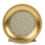 Florentine Round Gold Leaf 4” Frame