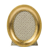 Florentine Oval Gold Leaf Frame