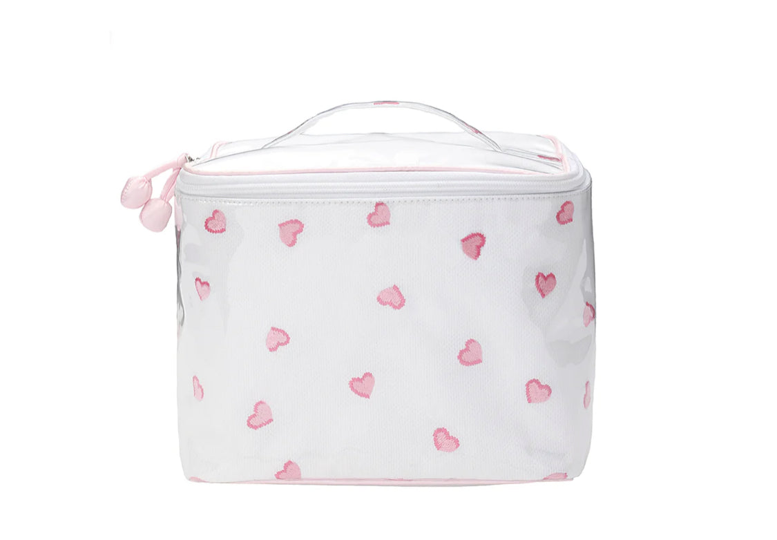 Hearts Large Train Case