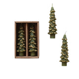 Mini Unscented Tree Shaped Tapers / Cedar