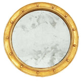 Round Gold Leafed Federal Style