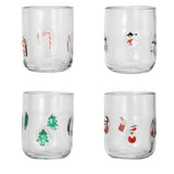 Holiday Round Drinking Glass