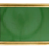 Florentine Wooden Green & Gold Tray