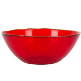 Holiday Glass Berry Bowl