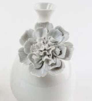 White Flower Vase