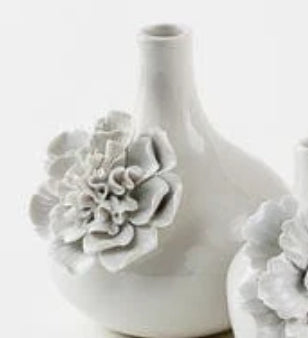 White Flower Vase