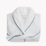Cairo Robe - White/Azure