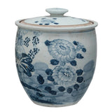 Hand-Painted Porcelain Vintage Ginger Jar