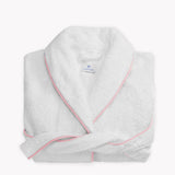 Cairo Robe - White/Pink