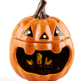 Pumpkin Open Candy Container