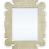 Bramble Rodeo Mirror in Raffia