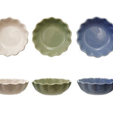 Stoneware Scalloped Bowl