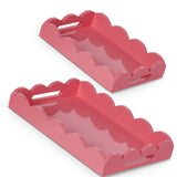 Bubblegum Scalloped Tray