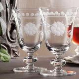 Belle Fleur Goblet Clear