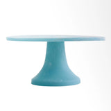 Lucente Resin Matte Blue Cake Plate