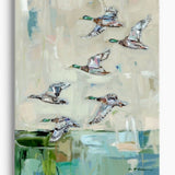 Mallards In Flight
