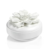 Blanchefleur White Wood and Porcelain Box