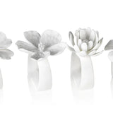 Bone China Flower Napkin Rings