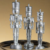 Metallic Decoratvie Nutcracker Silver