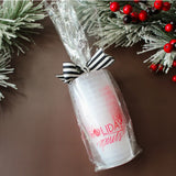 Holiday Spirits Frosted Cups