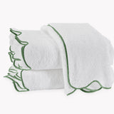 Cairo Scallop Bath Towel-Palm