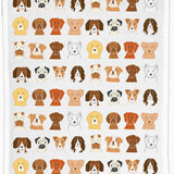 Dog Faces Hand Towel