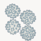 Matouk Iconic Leopard Cocktail Napkin Set of 4