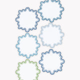Matouk Wave 6” Cocktail Napkins Set of 6