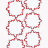 Matouk Wave 6” Cocktail Napkins Set of 6