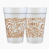 Foam Cups-Give Thanks