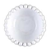 Small Ceramic Beaded Bowl - White