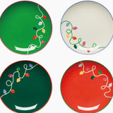 Holiday Glow Christmas Appetizer Plate