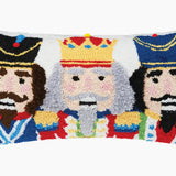 Christmas Nutcracker Trio Throw Pillow