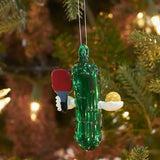 Christmas Pickleball Ornament