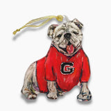 “G” Georgia Bulldog Acrylic Mascot Ornament
