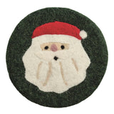 Santa Felted Trivet