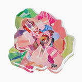 Pink Zinnia Bold Bloom Acrylic