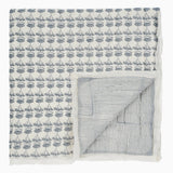 Botanical Muslin Baby Quilt-Blue