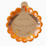 Harvest Turkey Shaped Paper Plate