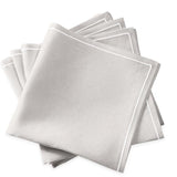 Matouk Satin Stitch Classic Grey