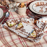 Country Estate Harvest 15” Hostess Tray - Sepia