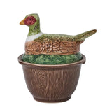 Forest Walk Pheasant Bowl With Lid