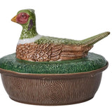 Pheasant Baker With Lid