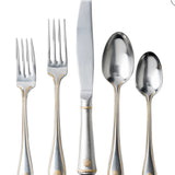 Berry & Thread 5pc Place Setting - Bright Satin with Gold